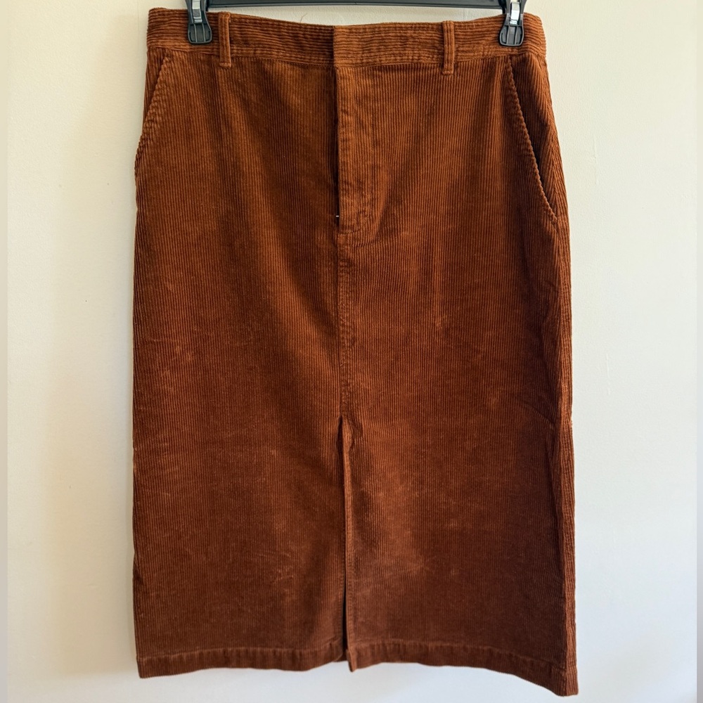 Gap Corduroy midi with front slit - Picture 6 of 8